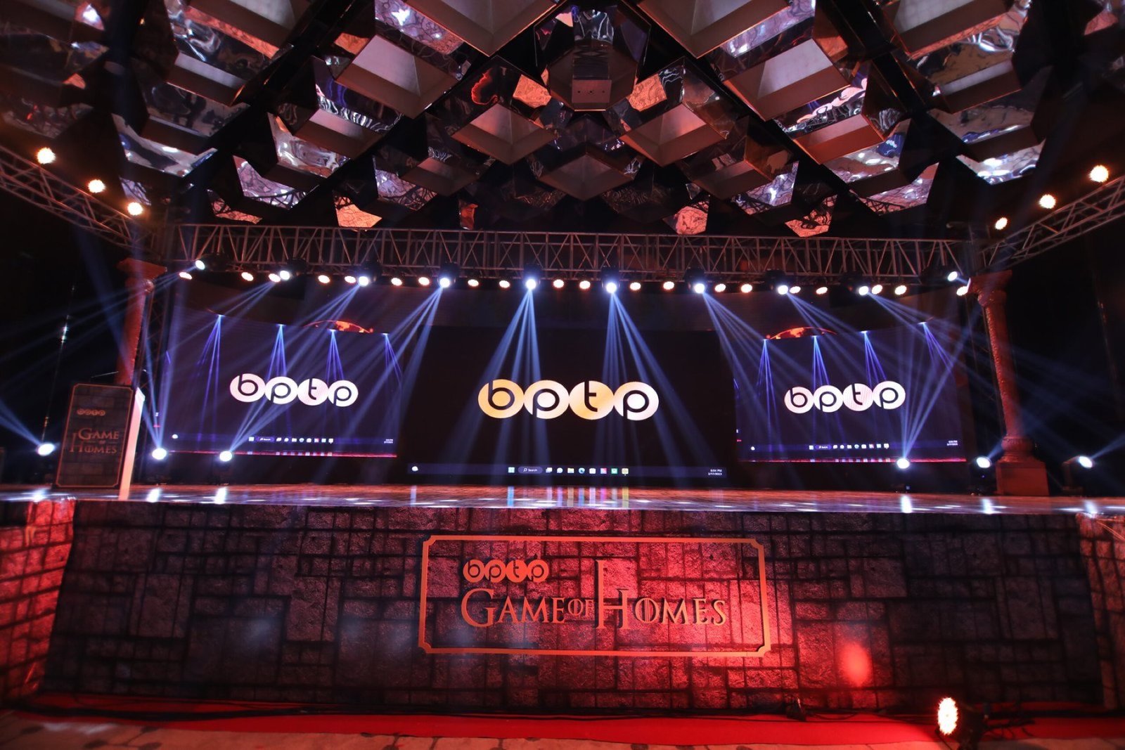 Stage production detail at a CircusINC event