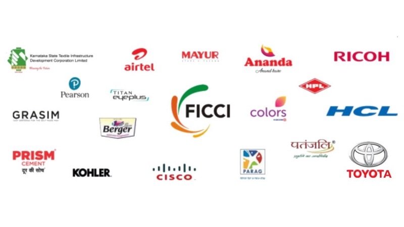 Logos of CircusINC clients including Airtel, FICCI, Toyota, Cisco, HCL, Grasim, COLORS and Patanjali